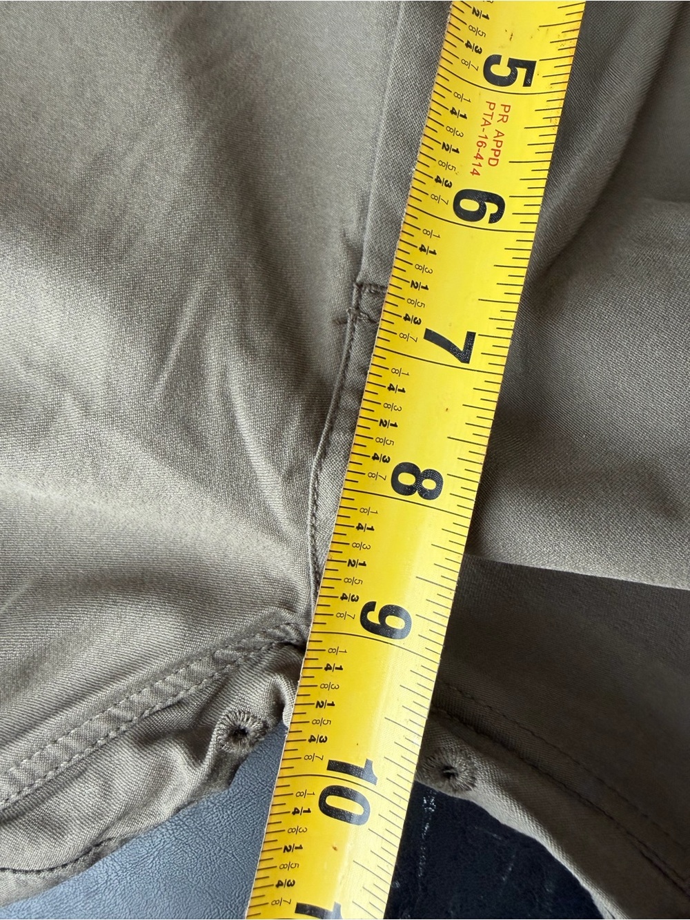 Prana Straight Fit Hiking Pants Women’s Size 10 Regular Green Stretch Outdoor - Picture 9 of 10